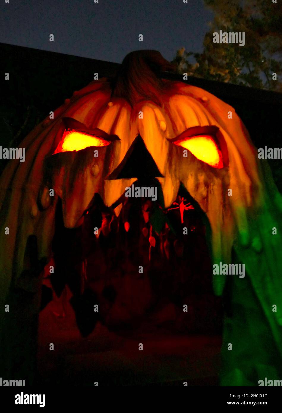 Buena Park, California, USA 10th October 2021 Pumpkin Eater Maze at