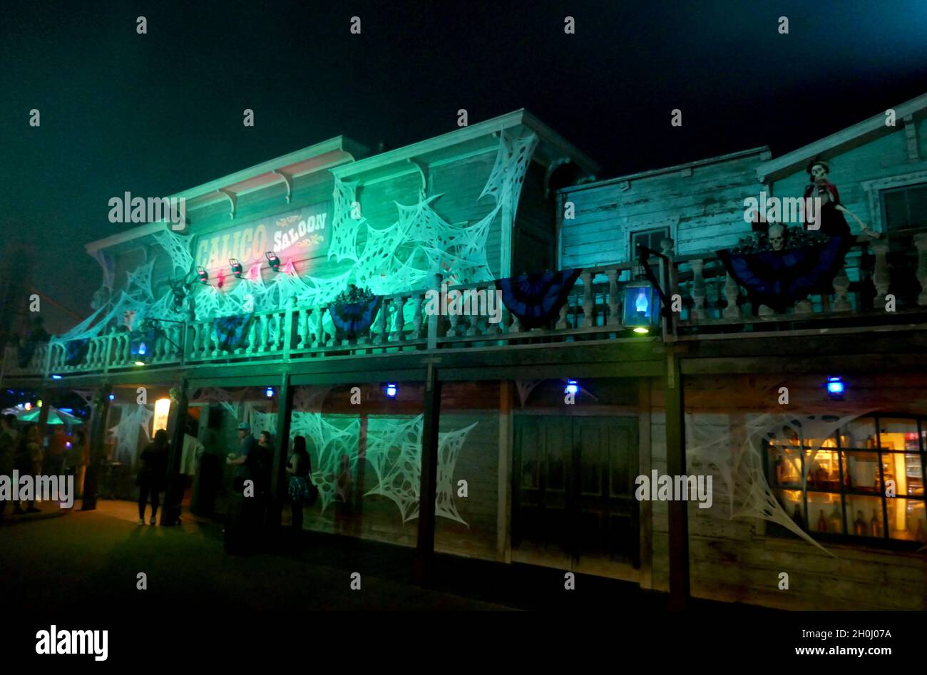 Buena Park, California, USA 10th October 2021 Ghost Town at Knott's