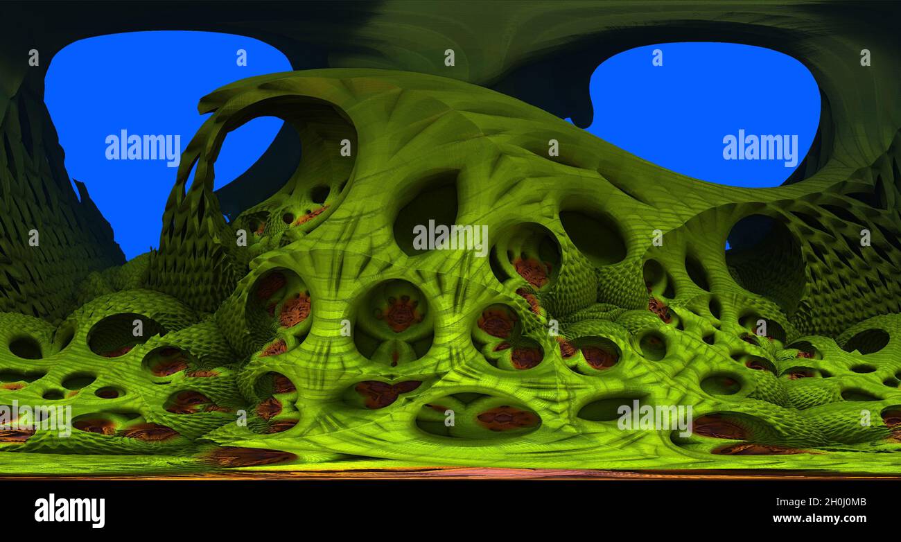 Unique and realistic 3D rendering of virtual scene environment Stock ...