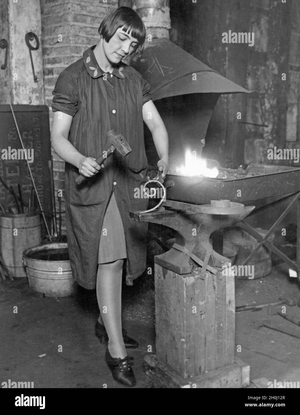 Blacksmith Black and White Stock Photos & Images Alamy