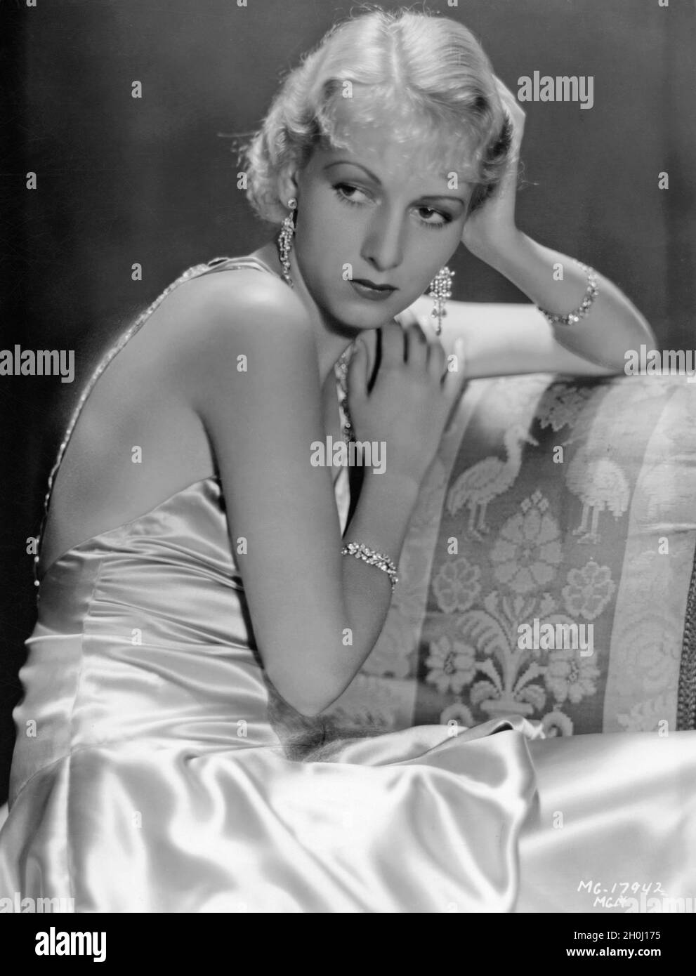 US actress Karen Morley during her time at Metro-Goldwyn-Mayer 1931 to ...