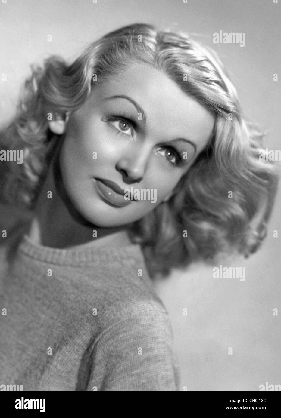 German actress Ruth Buchardt in 1942. [automated translation] Stock