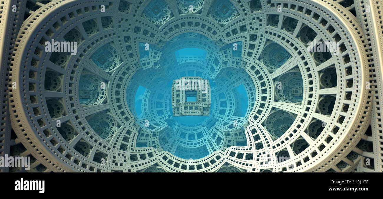 Unique and realistic 3D rendering of virtual scene environment Stock ...