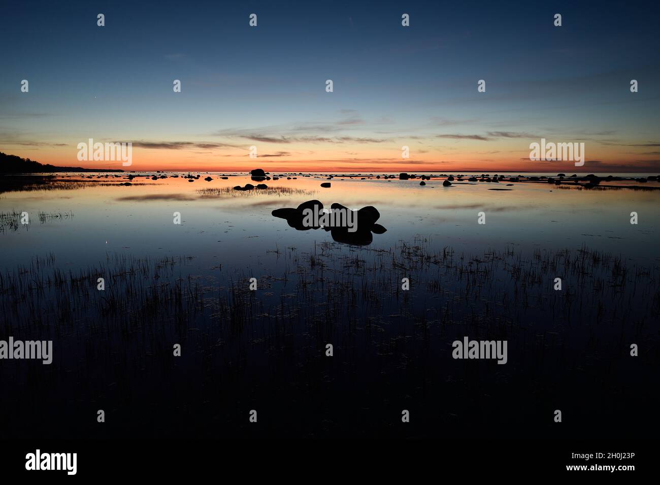 Night sky reflection in hi-res stock photography and images - Alamy