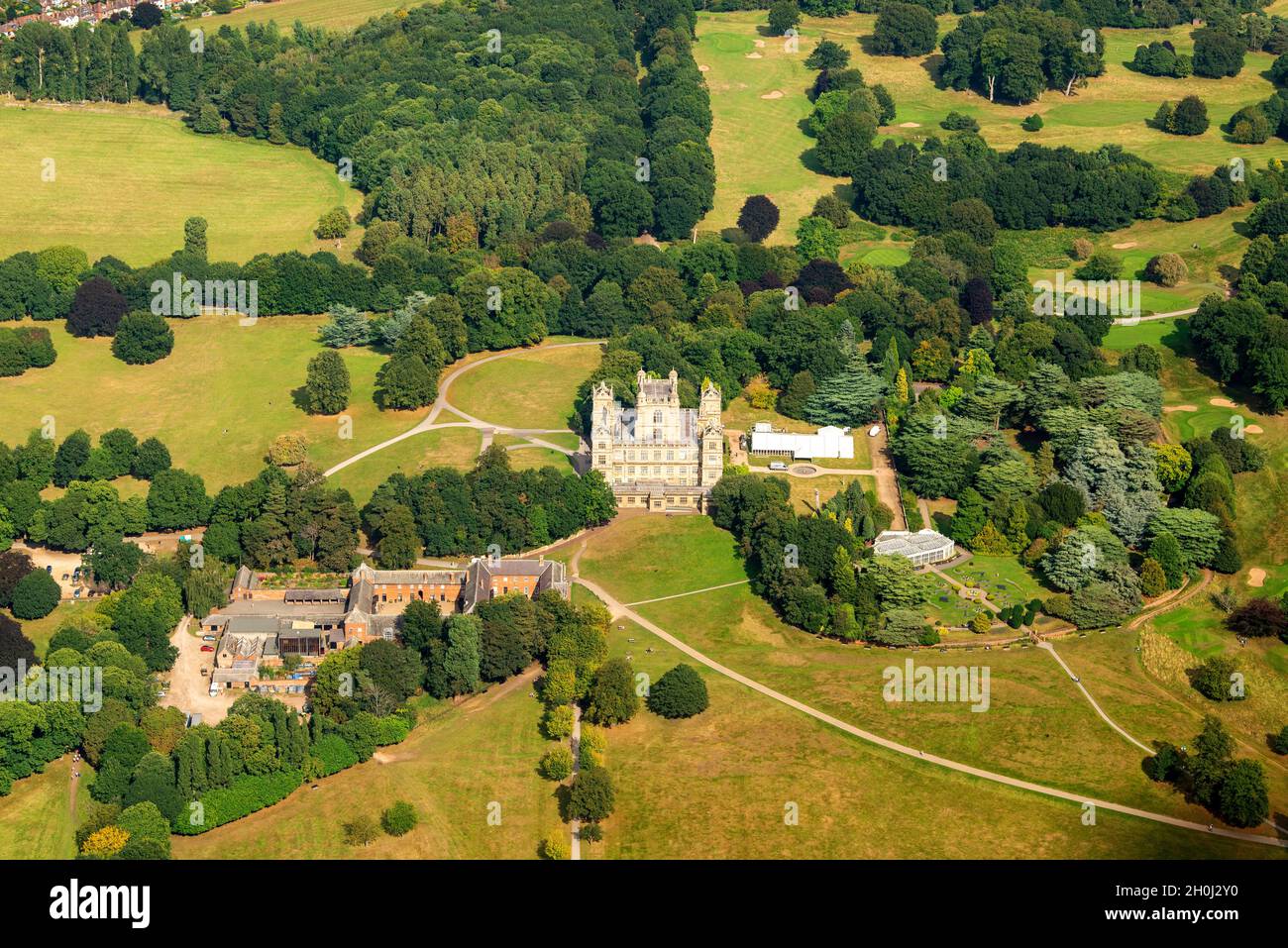 Aerial Image Of Wollaton Hall And Deer Park, Nottingham Nottinghamshire ...