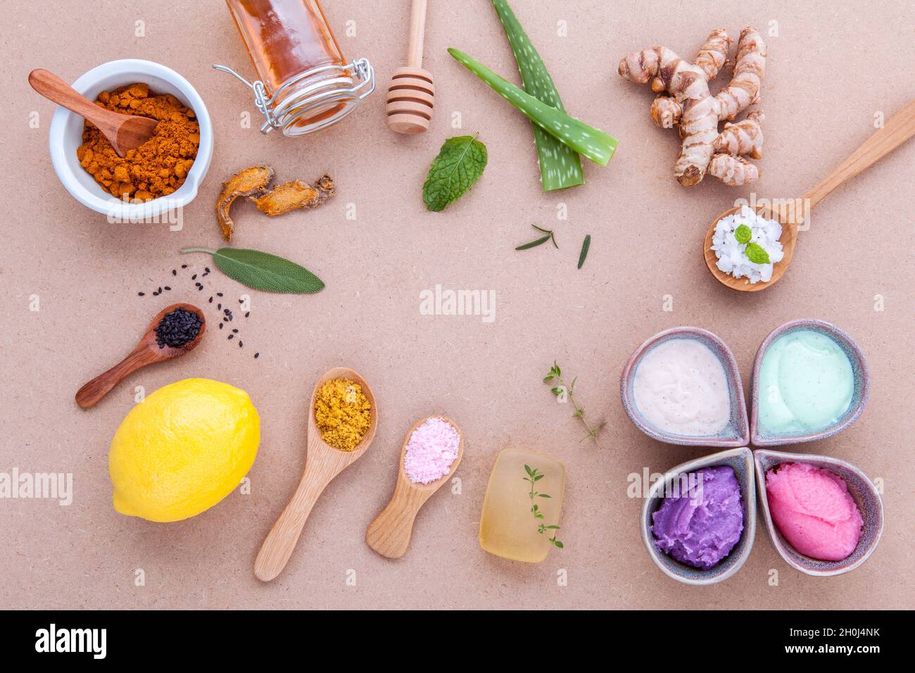 Alternative skin care and homemade scrubs with natural ingredients sage ...