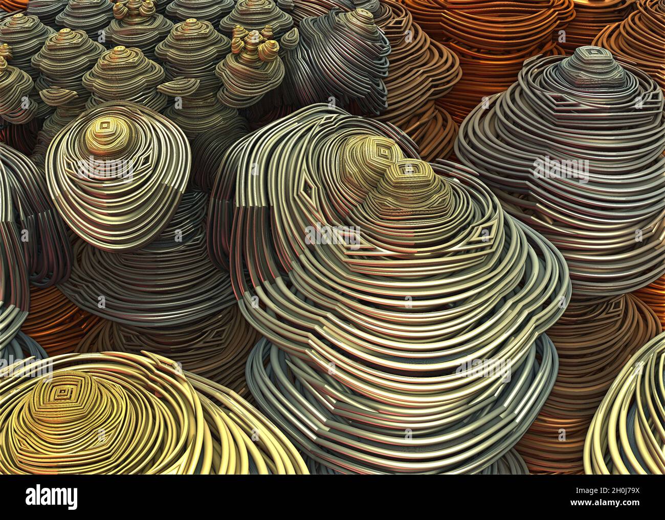 Unique and realistic 3D rendering of virtual scene environment Stock ...