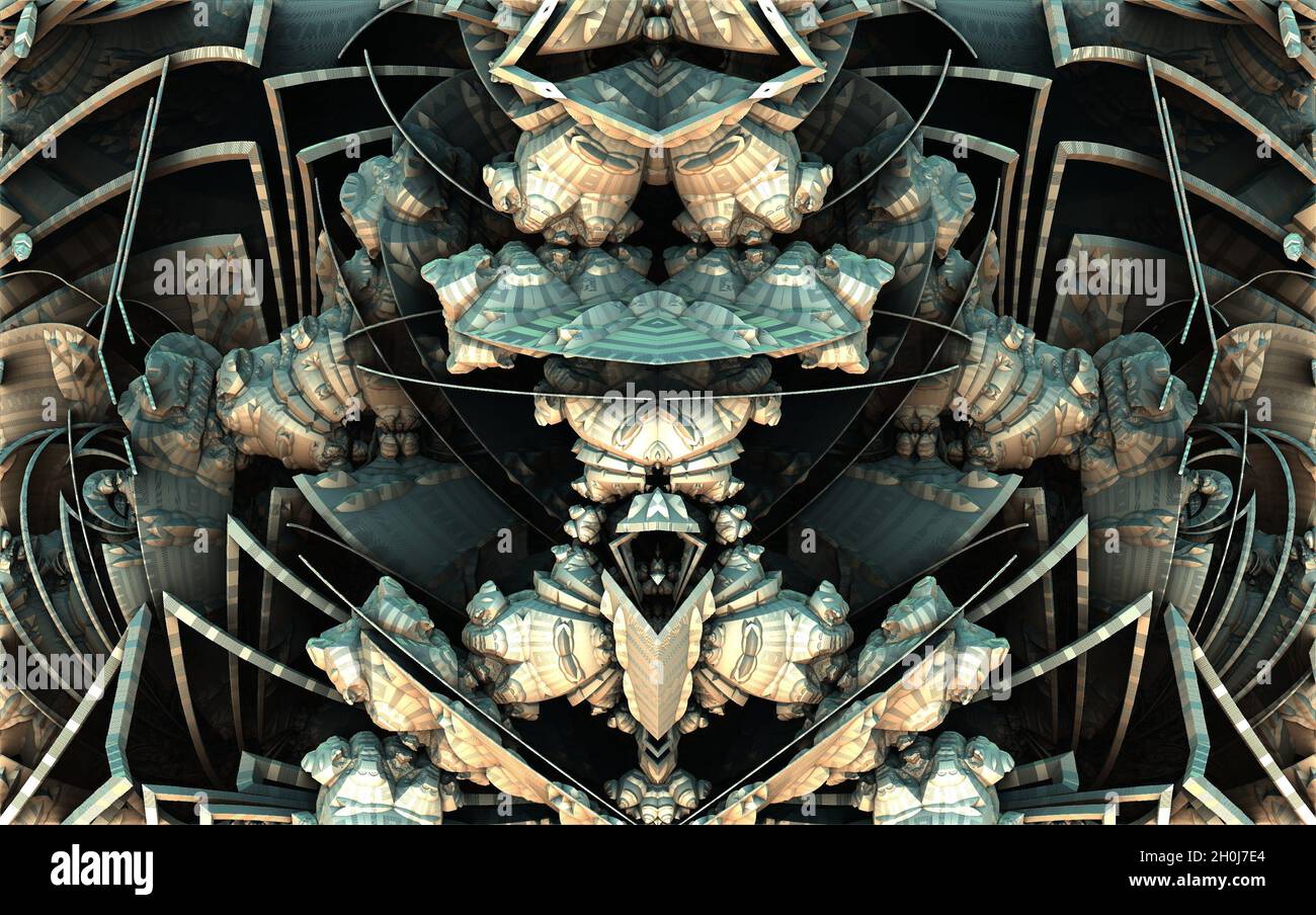 Unique and realistic 3D rendering of virtual scene environment Stock ...