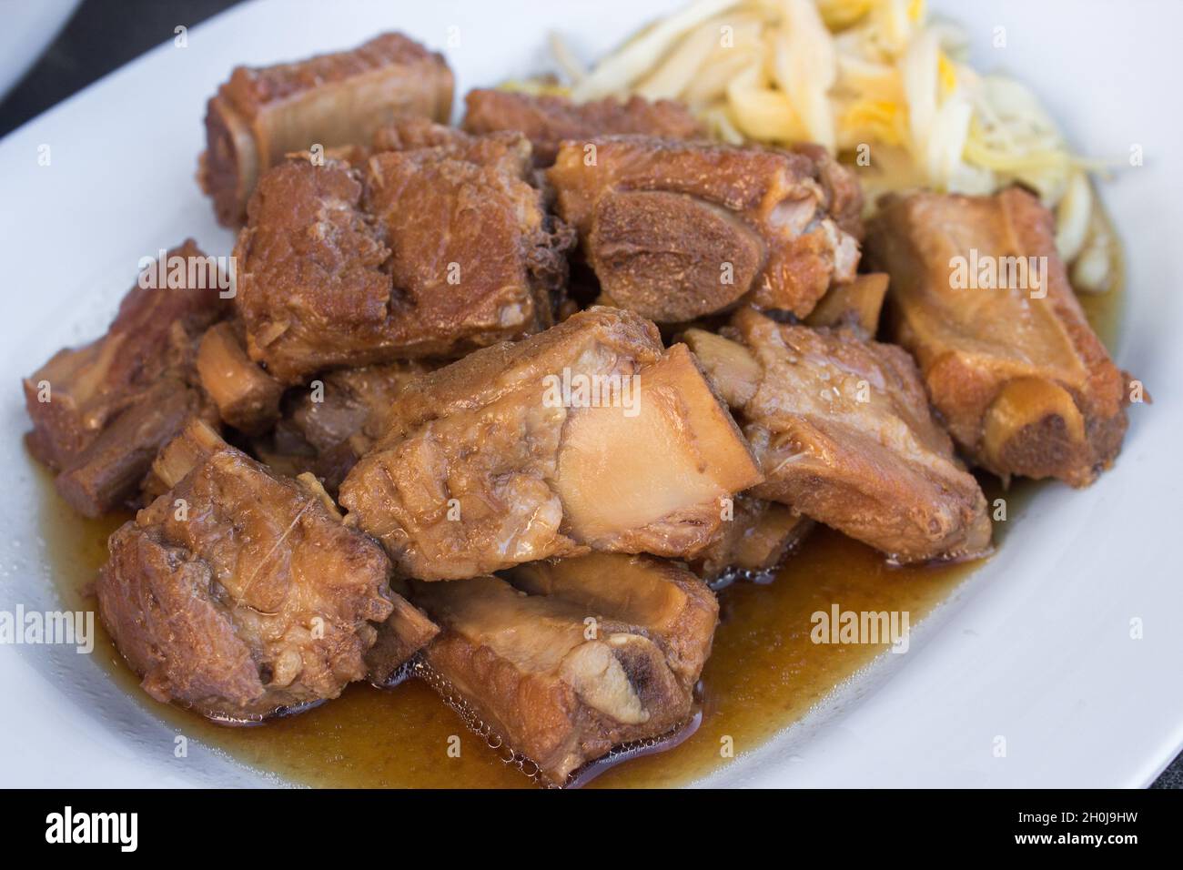 Knuckle Ribs Roasted pork knuckle ribs hi-res stock photography and images - Alamy