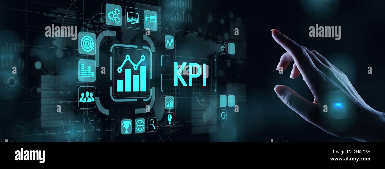 KPI - Key performance indicator. Business and industrial analysis ...