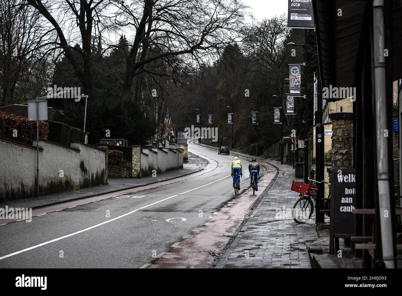 UCI Cyclo-cross World Championships in Valkenburg 2018. The iconic ...