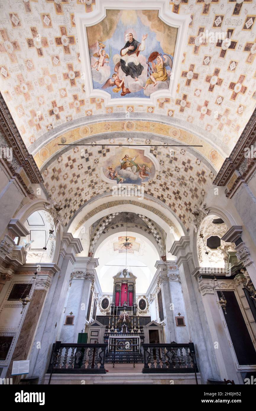 Italy, Lombardy, Bergamo, Astino monastery, San Sepolcro church Stock Photo