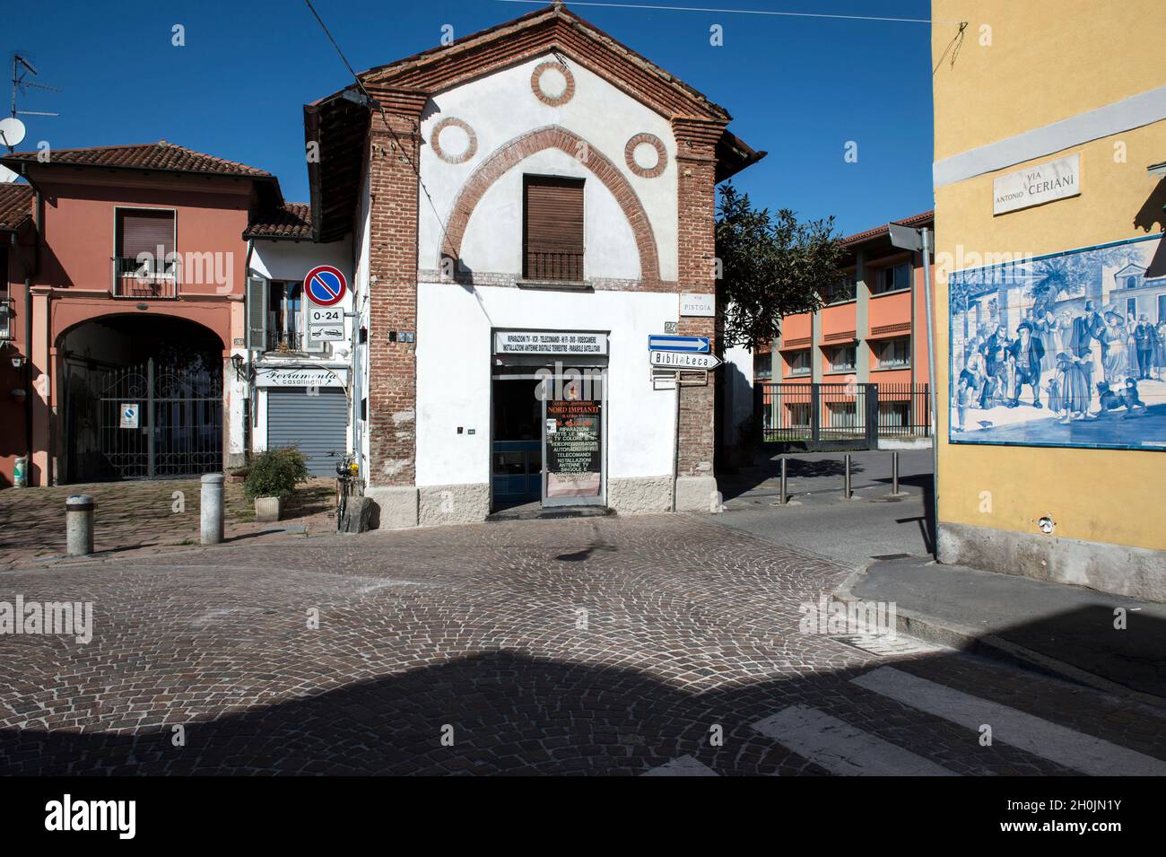 Italy, Lombardy, Milan, Baggio district, old town Stock Photo