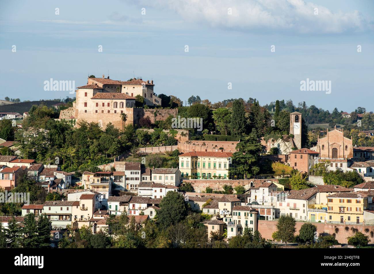 Italy, Piedmont, Monferrato, Ozzano Monferrato Stock Photo