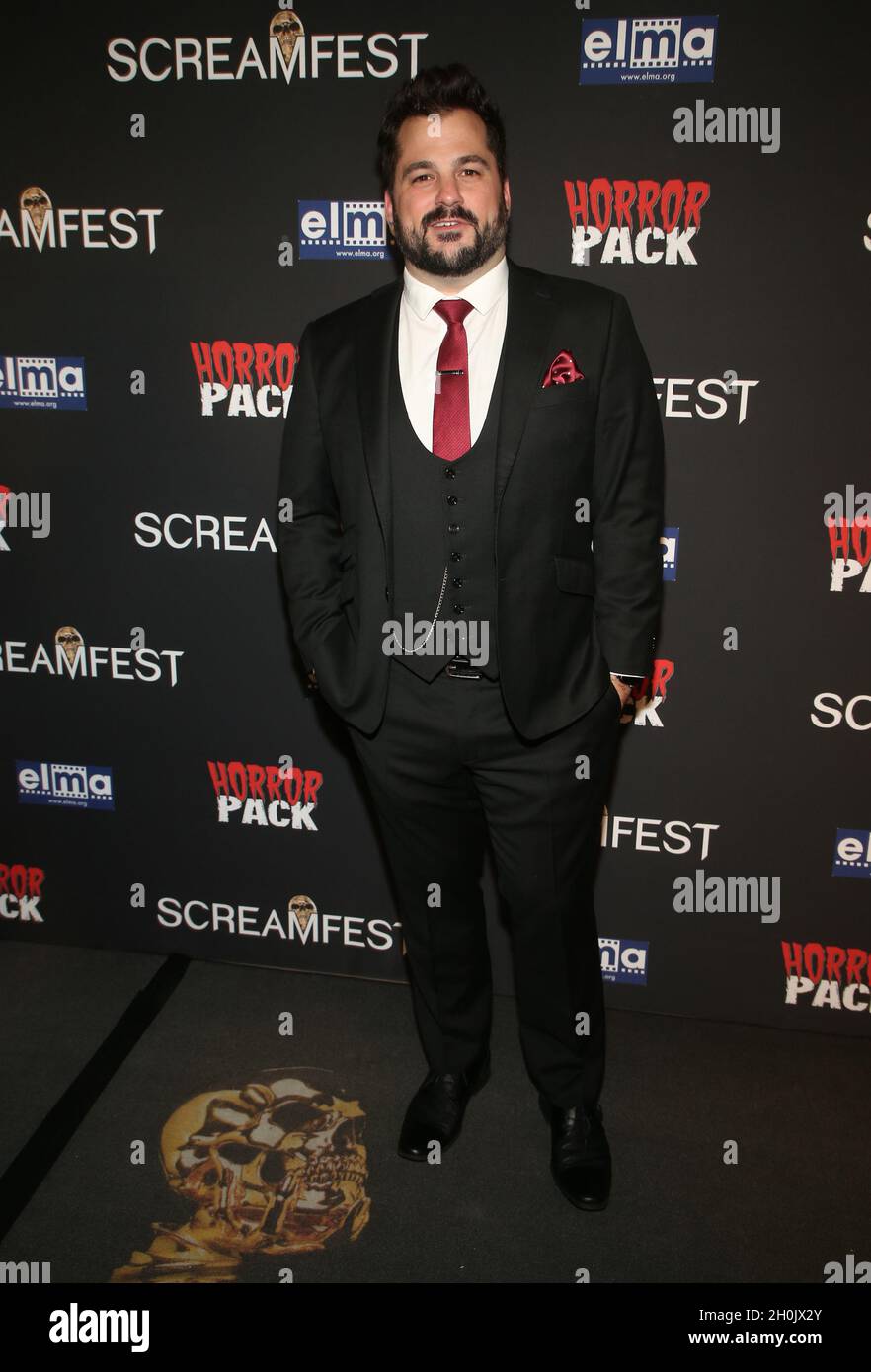 Hollywood, Ca. 12th Oct, 2021. Alex Montilla, at the 21st Screamfest Opening Night Screening Of The Retaliators at Mann Chinese 6 Theatre in Hollywood, California on October 12, 2021. Credit: Faye Sadou/Media Punch/Alamy Live News Stock Photo