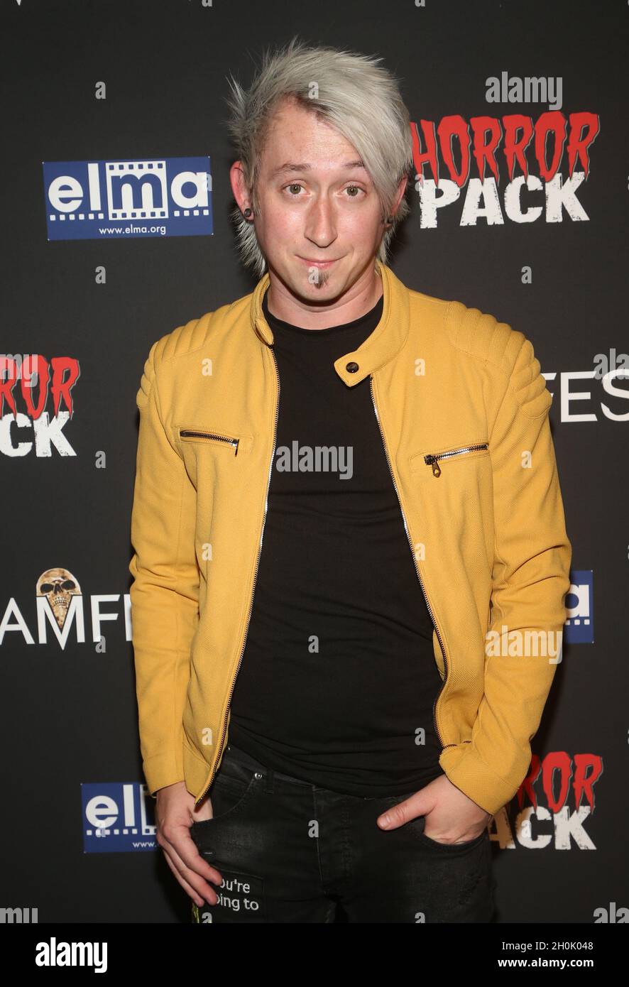 Hollywood, Ca. 12th Oct, 2021. Miles Franco, at the 21st Screamfest Opening Night Screening Of The Retaliators at Mann Chinese 6 Theatre in Hollywood, California on October 12, 2021. Credit: Faye Sadou/Media Punch/Alamy Live News Stock Photo