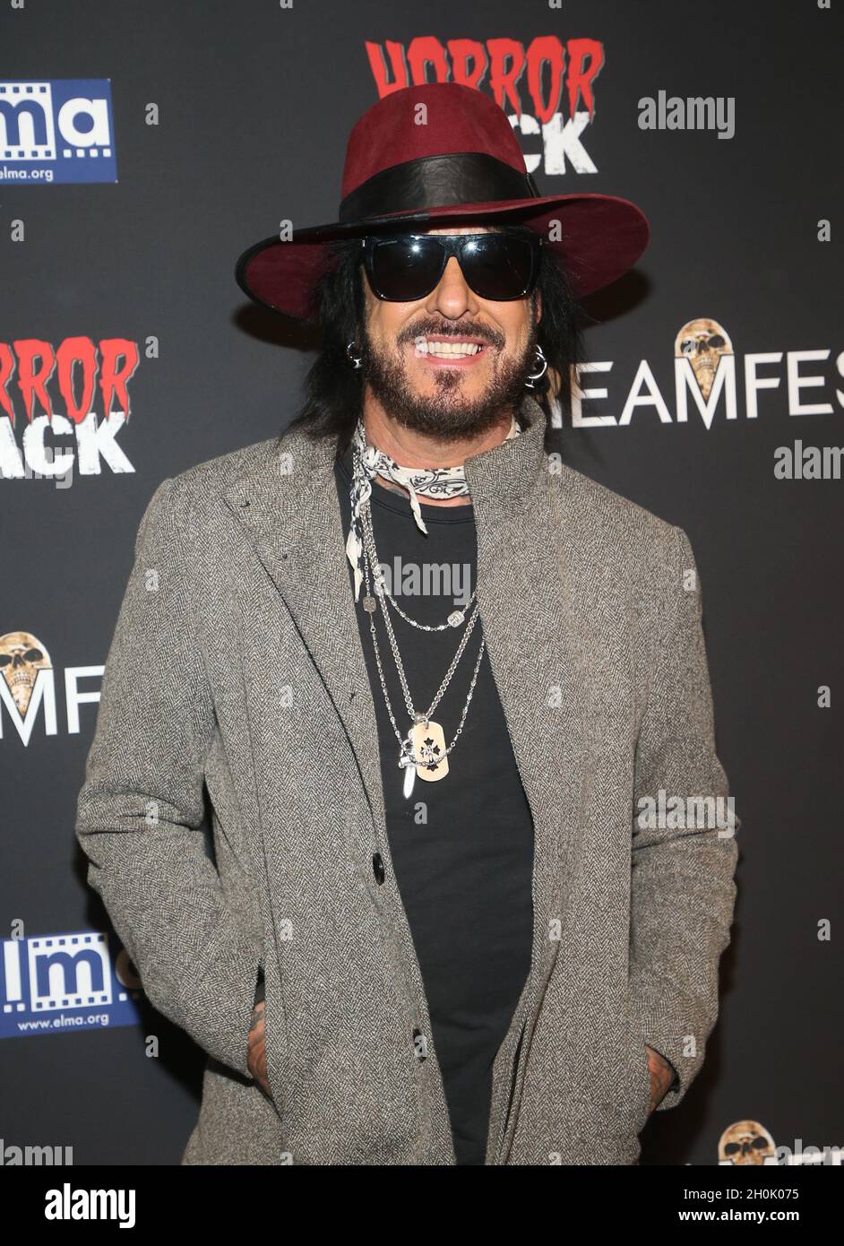 Hollywood, Ca. 12th Oct, 2021. Nikki Sixx, at the 21st Screamfest Opening Night Screening Of The Retaliators at Mann Chinese 6 Theatre in Hollywood, California on October 12, 2021. Credit: Faye Sadou/Media Punch/Alamy Live News Stock Photo