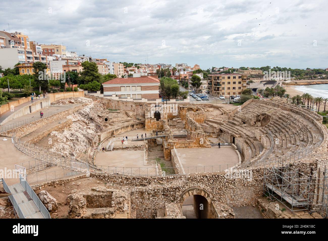 Roman amphitheater of Tarragona, Catalonia, Spain Stock Photo Alamy
