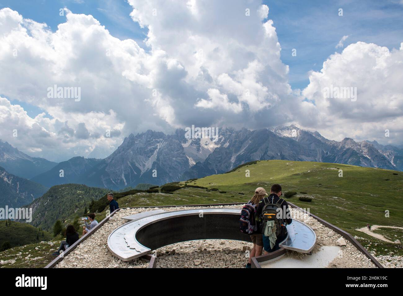 Italy, Alto Adige, top of Specie Mountain Stock Photo