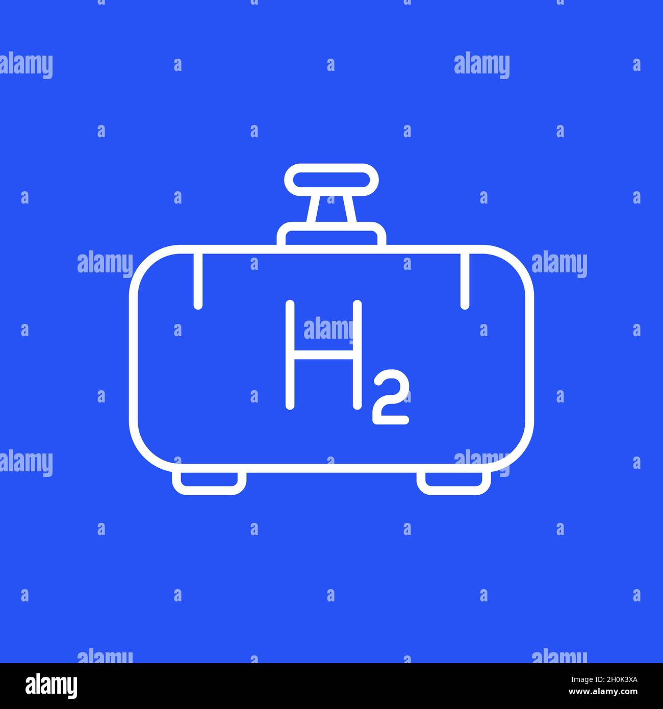 hydrogen storage line vector icon Stock Vector Image & Art - Alamy