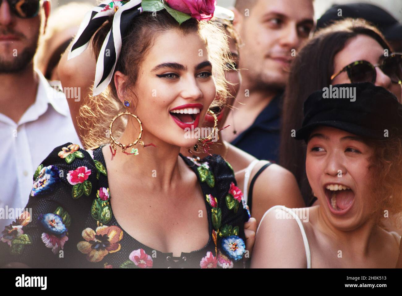 Dolce e Gabbana Spring/Summer Collection 2019 Campaign in Milan, Italy 2018  Stock Photo - Alamy