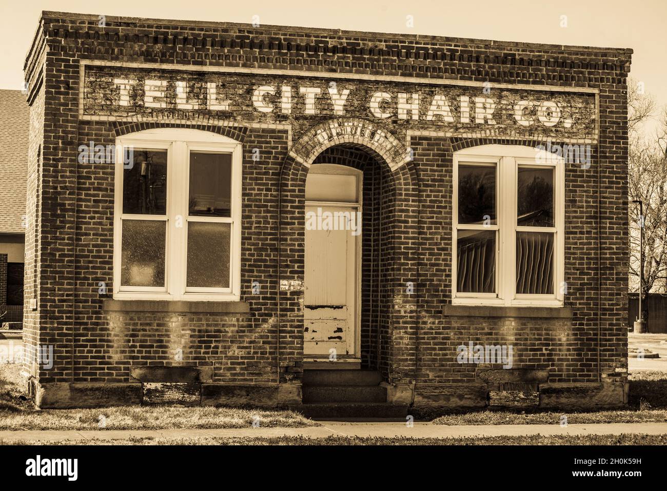 Tell City Chair Co Office Building - Indiana Stock Photo