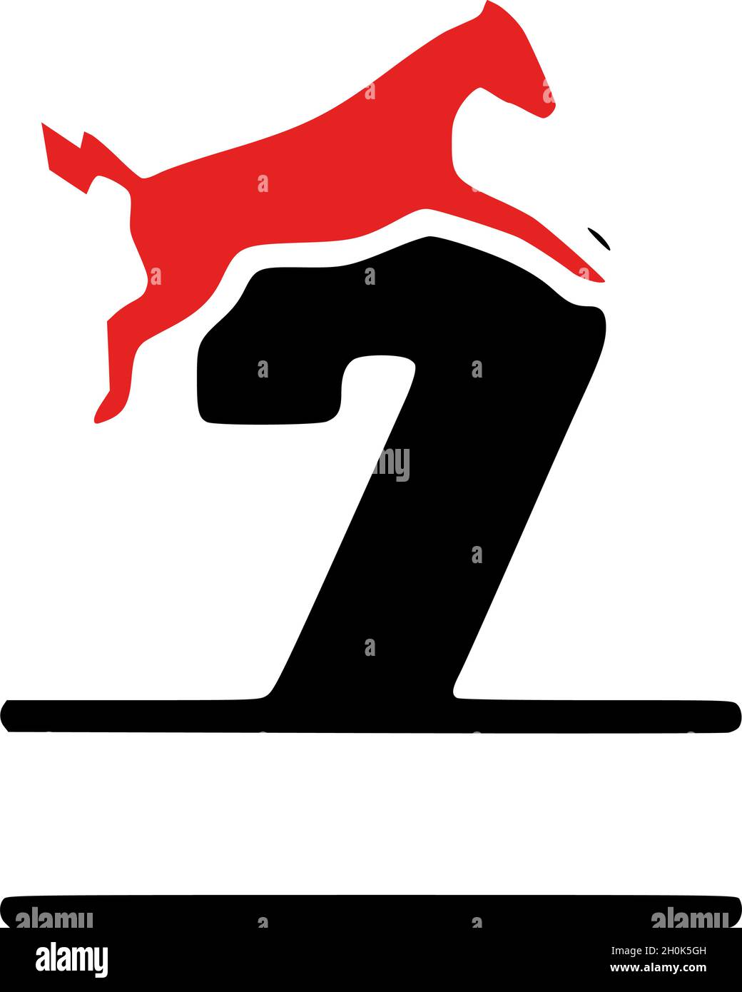 Racing number 7 Stock Vector Images - Alamy