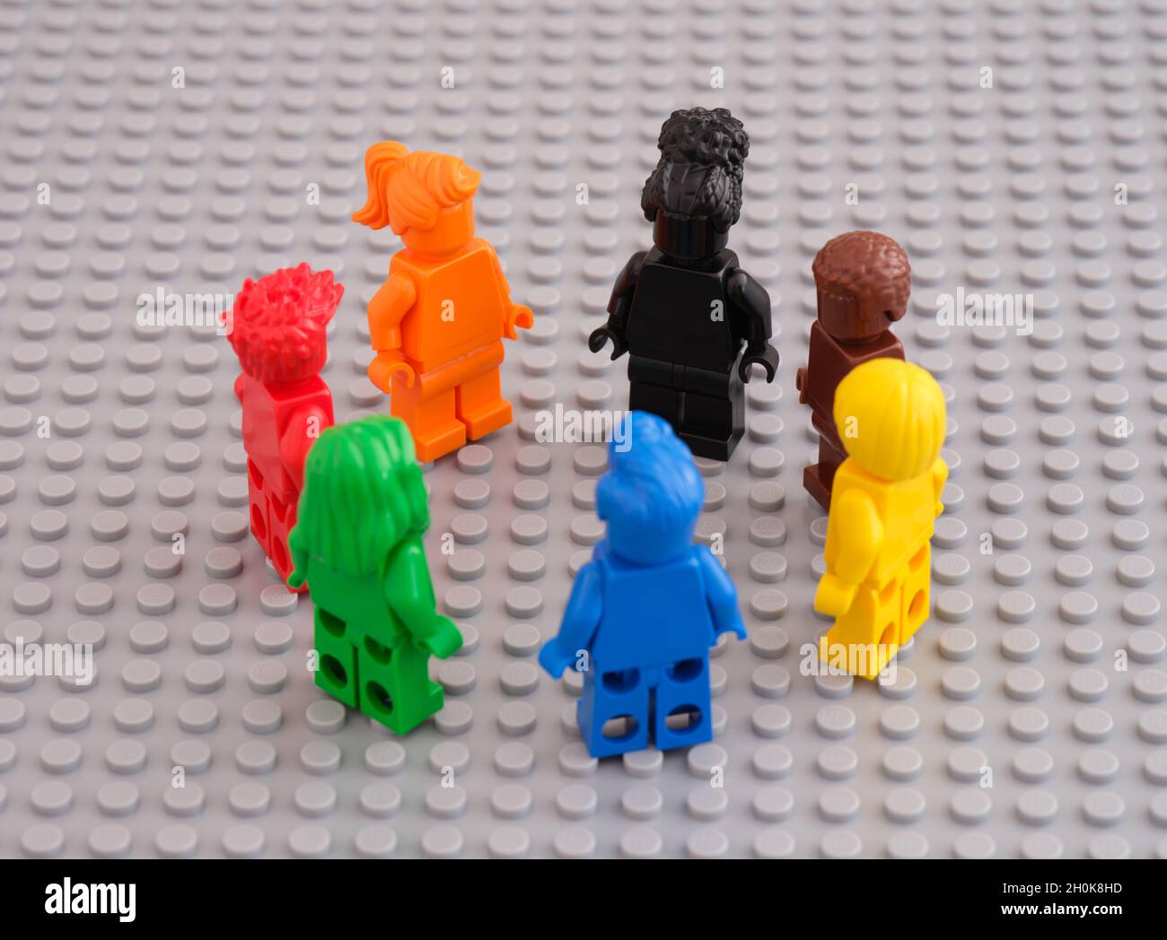 Lego man woman standing on hi-res stock photography and images - Alamy