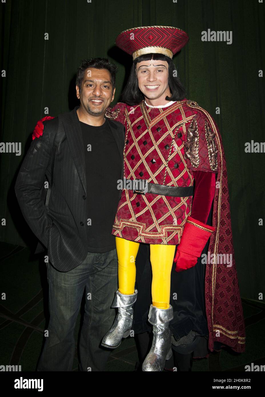 Nitin Ganatra meets Neil Mcdermott who plays Lord Farquaad on stage