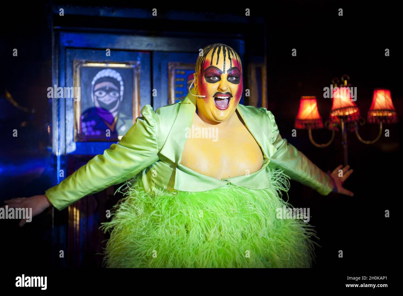 Sam Buttery plays Leigh Bowery in Taboo: The Boy George Musical - London Stock Photo