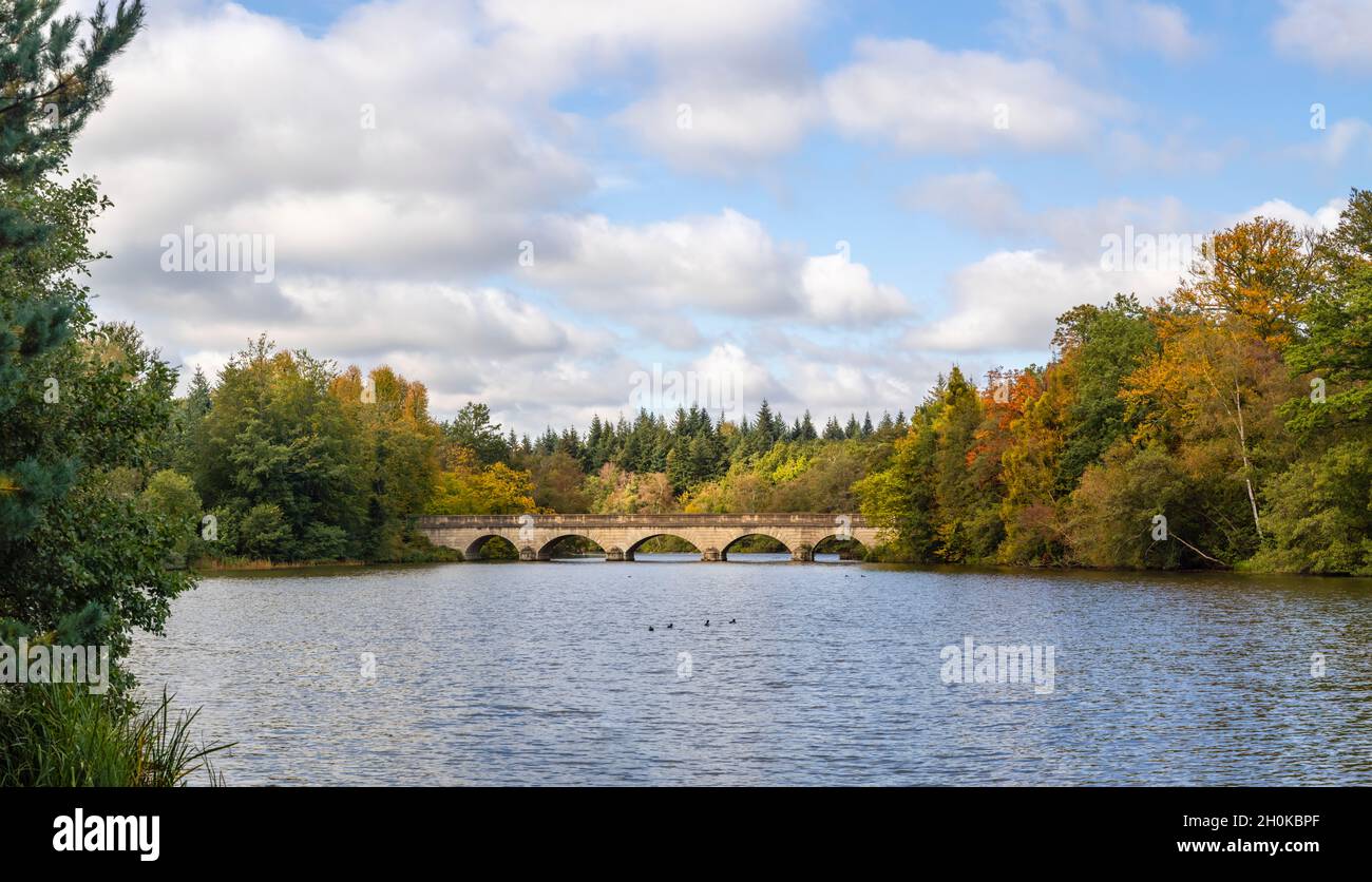 Five-Arch Bridge in the Royal Landscape of Virginia Water, Windsor 