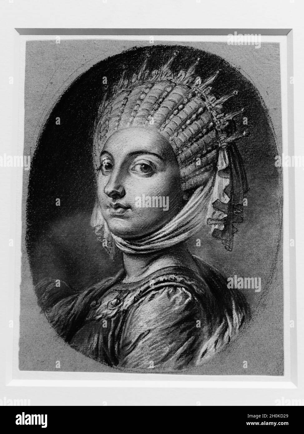 Portrait de Marguerite de Provence Stock Photo