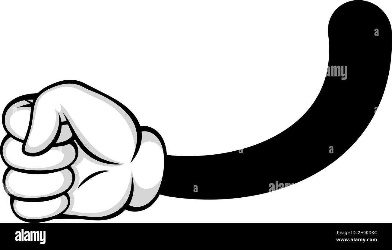 Fist or knuckle sign gesture by hand isolated. Aggressive pose with