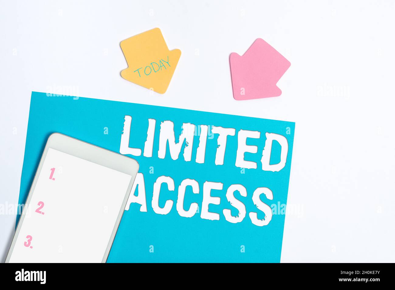 Conceptual display Limited Access. Business approach Having access ...