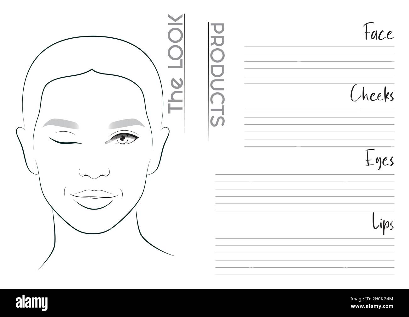 realistic-makeup-artist-face-chart-blank-template-vector-illustration-stock-vector-image-art-alamy for Free Printable Face Charts For Makeup Artists Realistic Makeup Artist Face Chart Blank Template. Vector Illustration Stock Vector Image & Art - Alamy for Free Printable Face Charts For Makeup Artists