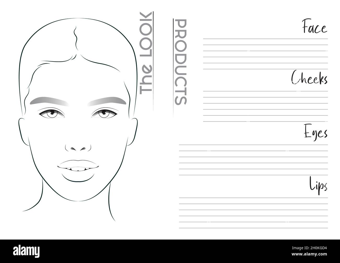 printable cosmetology head sheets  Makeup face charts, Face chart, Mac face  charts