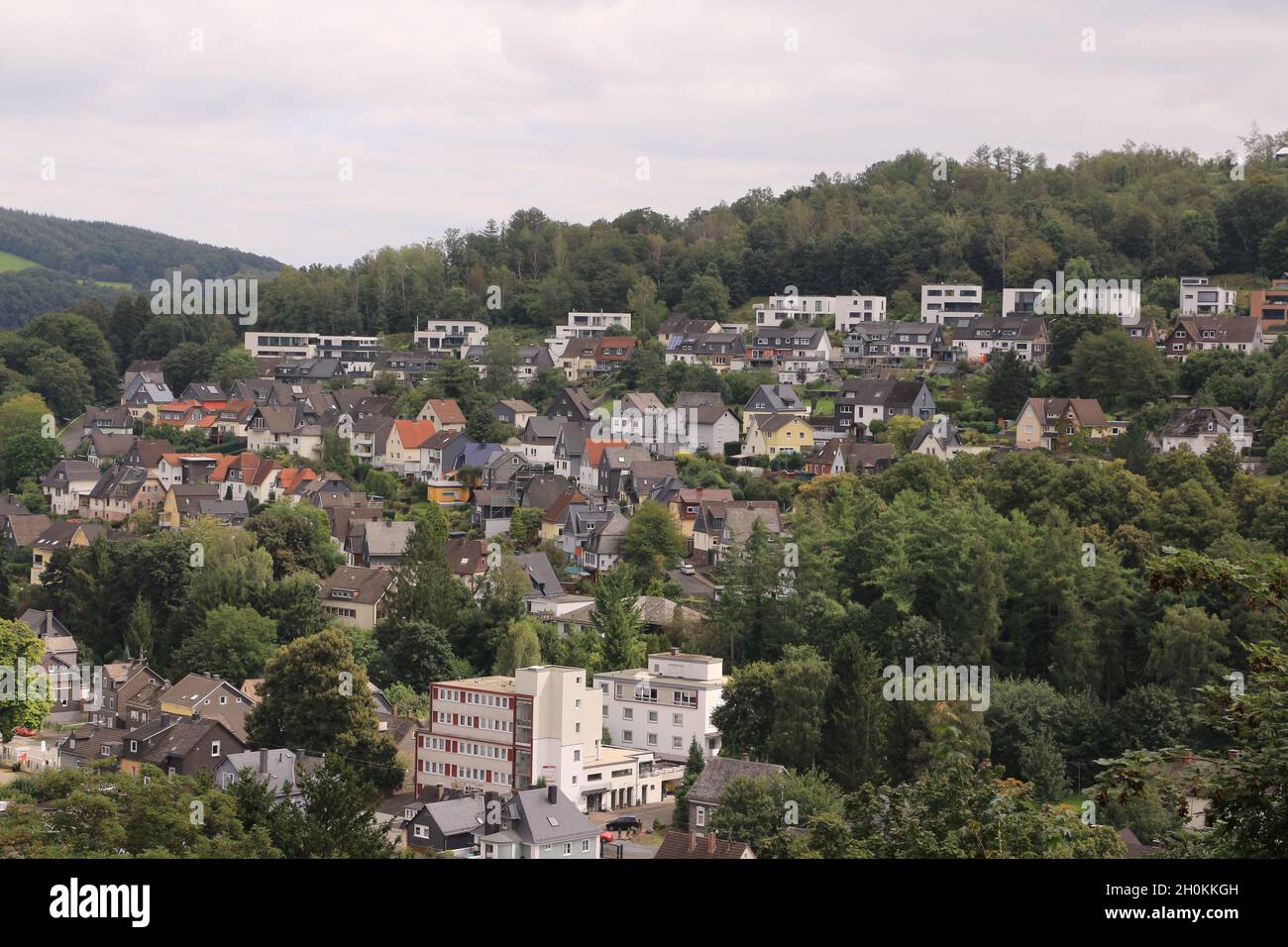 Bilder aus der Altstadt von Siegen in NordrheinWestfalen Stock Photo