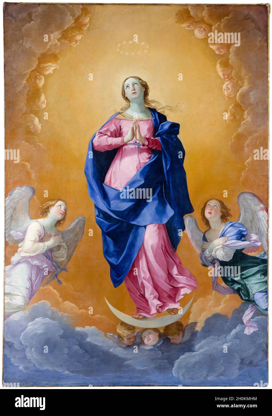 Guido Reni, The Immaculate Conception, painting, 1627 Stock Photo
