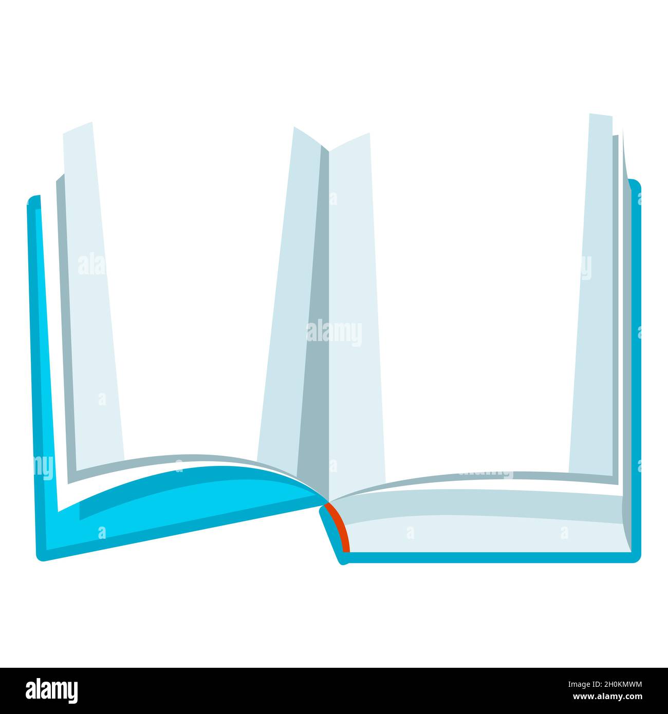 Open thick book text icon Stock Vector Images - Alamy