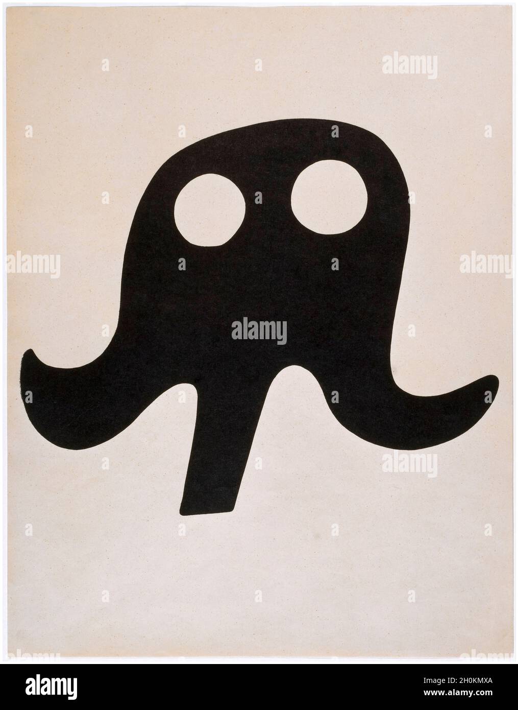 Kurt Schwitters, Jean Arp, Moustache, lithographic print, 1923 Stock Photo