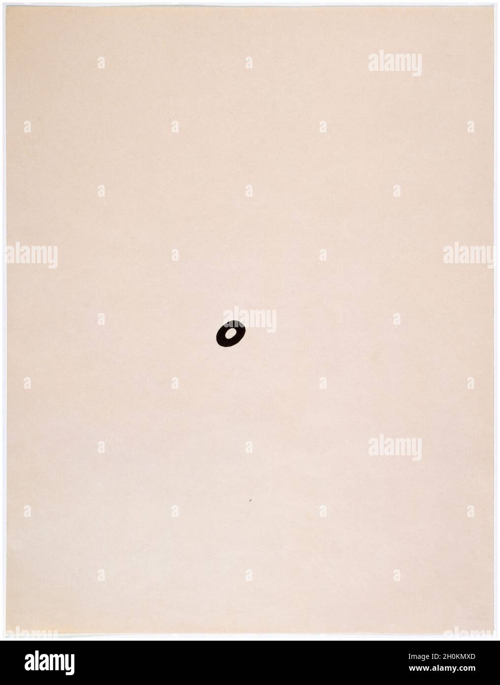 Kurt Schwitters, Jean Arp, A Navel, lithographic print, 1923 Stock Photo
