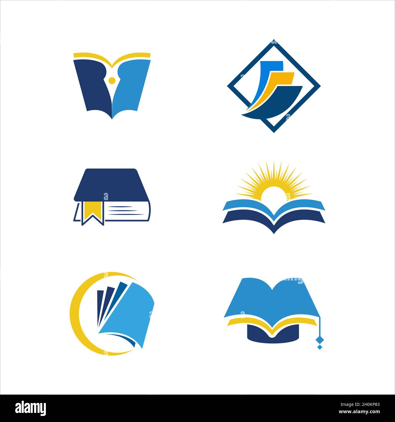 Book Vector icon design illustration Template Stock Photo - Alamy