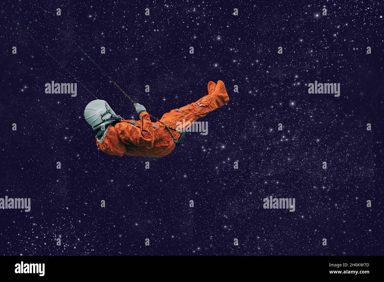 Astronaut or Spaceman Floating in the Space Editorial Stock Photo - Image  of exploring, dream: 121321918