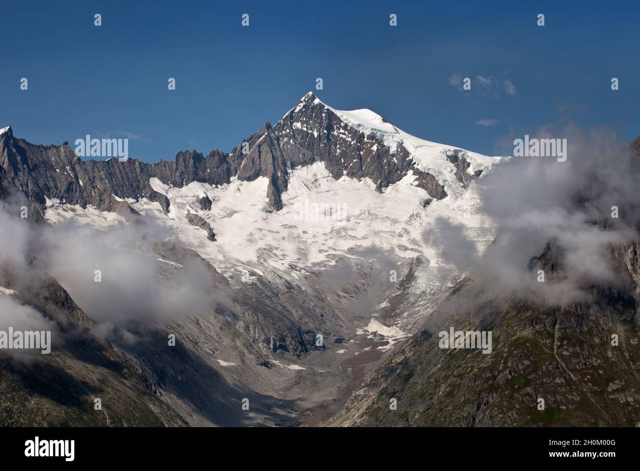 Aletschhorn Stock Photo