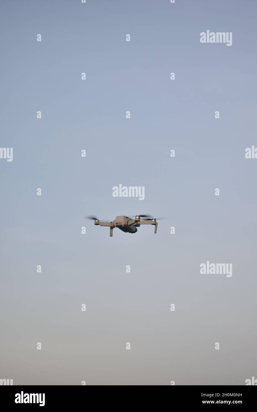 Vertical image drone flying hi-res stock photography and images - Alamy