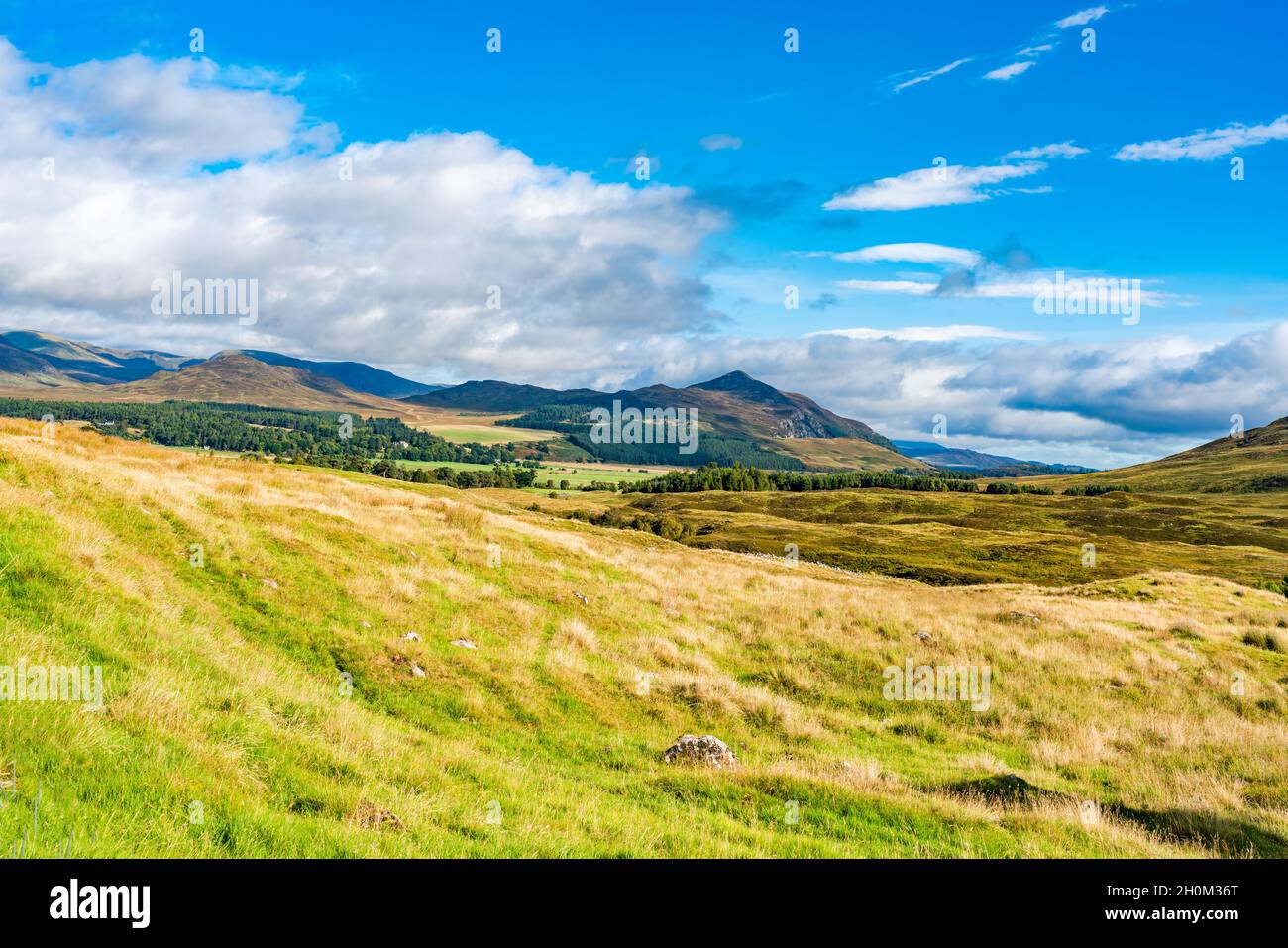 Beautiful rural landscape in Scottish Higlands, Scotland, UK Stock ...