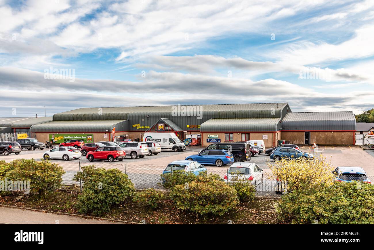 The home and garden store of JRD and GPH in Ellon, Aberdeenshire, Scotland Stock Photo