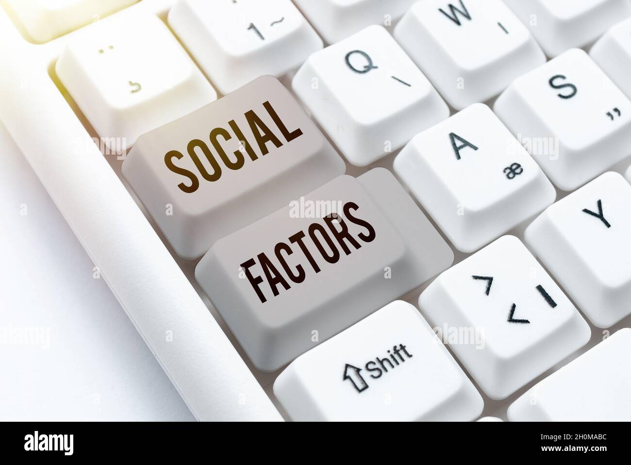 Inspiration showing sign Social Factors. Business showcase Things that ...