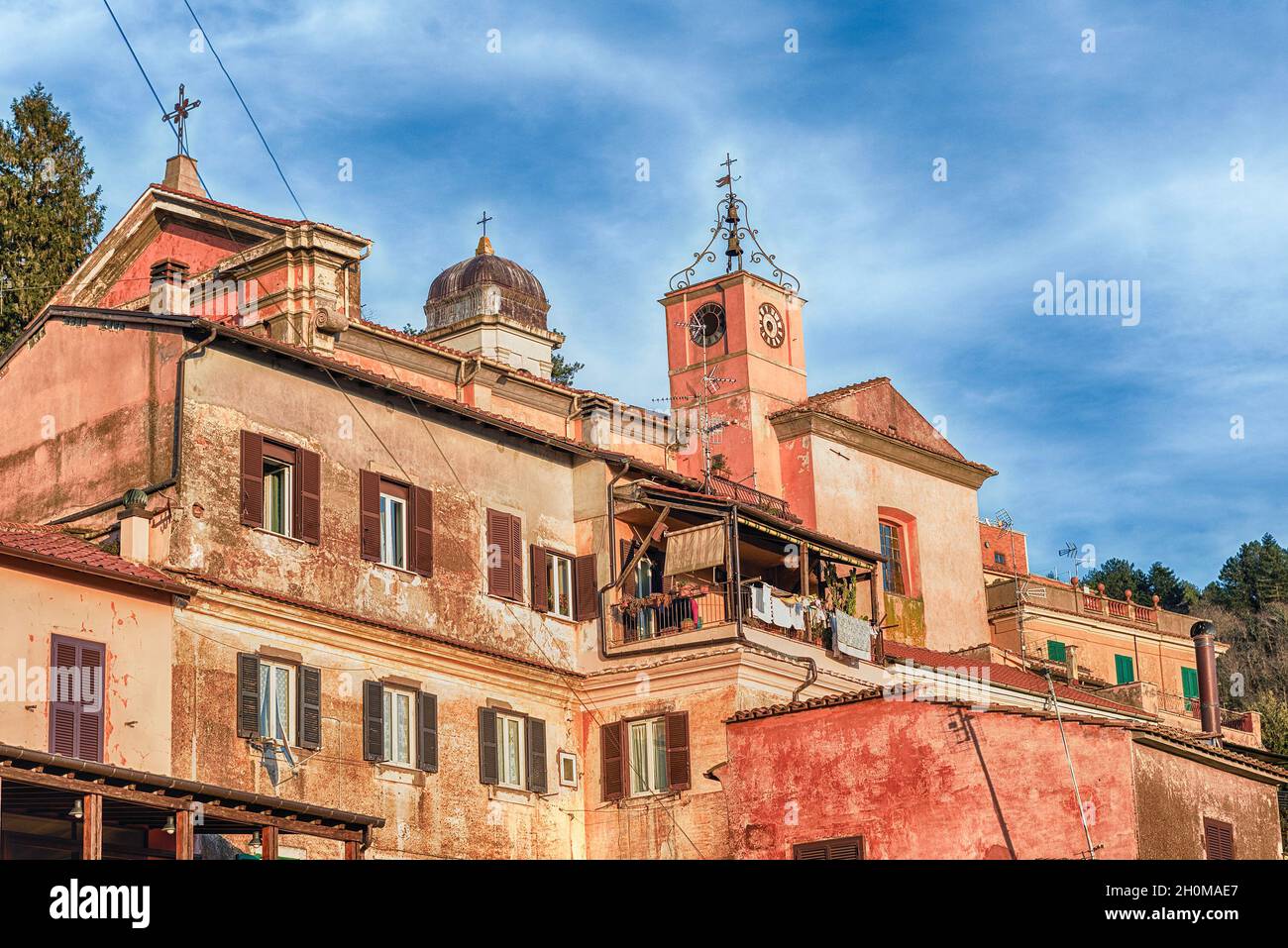 Panorama lake village nemi italy hi-res stock photography and images ...