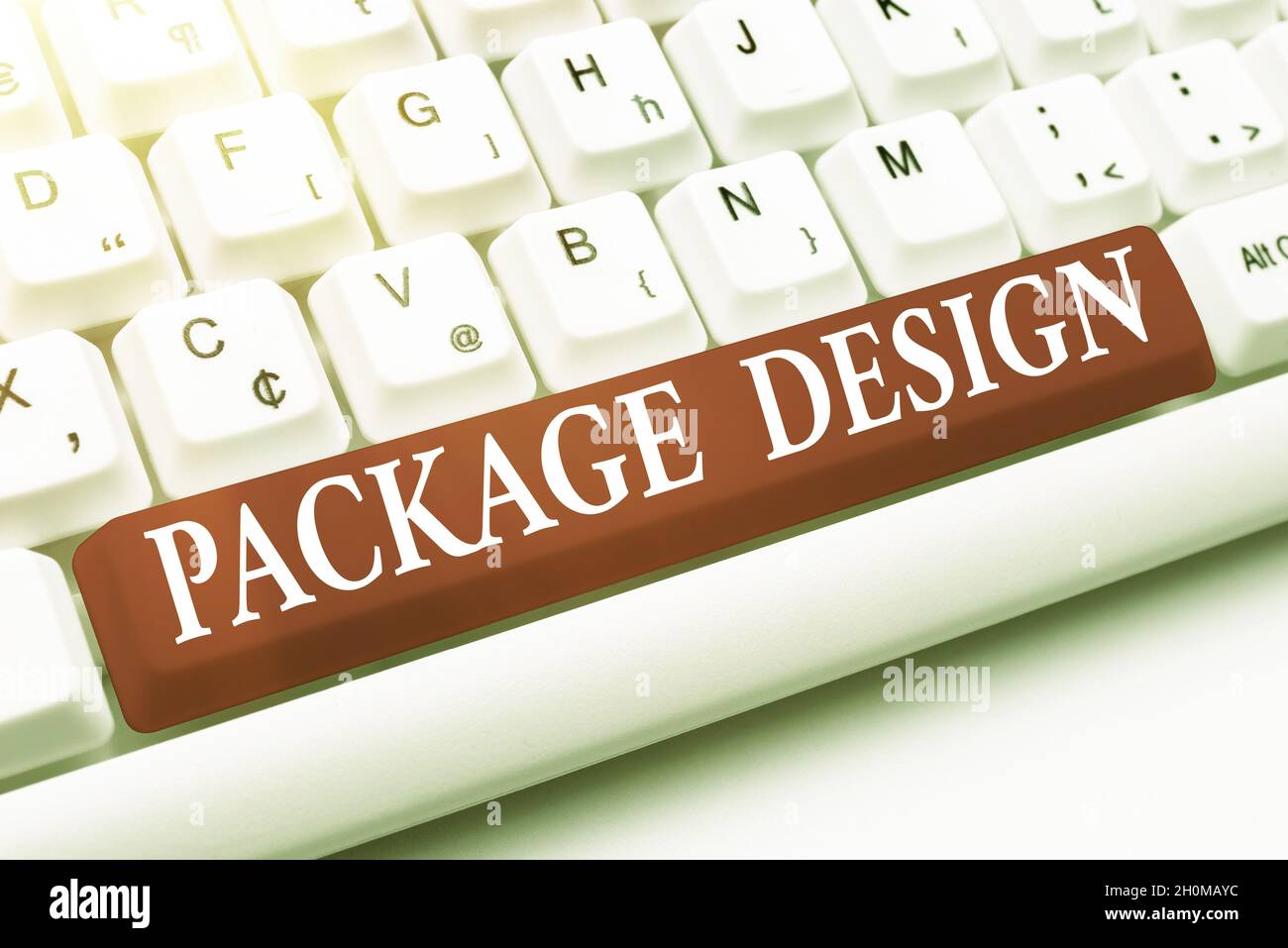 Text sign showing Package Design. Business concept Strategy in creating ...